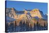 Canada, Alberta, Banff National Park. Waputik Range in Canadian Rocky Mountains.-Jaynes Gallery-Stretched Canvas