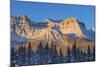 Canada, Alberta, Banff National Park. Waputik Range in Canadian Rocky Mountains.-Jaynes Gallery-Mounted Photographic Print