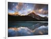 Canada, Alberta, Banff NP, Mt Chephren Reflects in a Lake at Sunrise-Christopher Talbot Frank-Framed Photographic Print