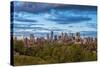 Canada, Alberta, Calgary, City Skyline-Christian Heeb-Stretched Canvas