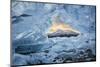 Canada, Alberta, Canadian Rockies. Small ice cave at Abraham Lake-Ann Collins-Mounted Photographic Print