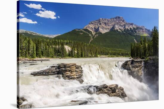 Canada, Alberta, Jasper National Park, Athabasca Falls-Jamie & Judy Wild-Stretched Canvas