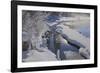 Canada, Alberta, Jasper National Park. Athabasca River in winter.-Jaynes Gallery-Framed Photographic Print
