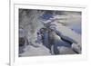 Canada, Alberta, Jasper National Park. Athabasca River in winter.-Jaynes Gallery-Framed Photographic Print