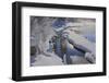 Canada, Alberta, Jasper National Park. Athabasca River in winter.-Jaynes Gallery-Framed Photographic Print