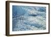 Canada, Alberta, Jasper National Park. Ice at Tangle Falls-Ann Collins-Framed Photographic Print