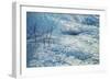 Canada, Alberta, Jasper National Park. Ice at Tangle Falls-Ann Collins-Framed Photographic Print