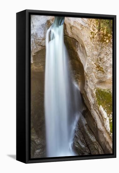 Canada, Alberta, Jasper National Park, Maligne Canyon-Jamie & Judy Wild-Framed Stretched Canvas