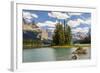 Canada, Alberta, Jasper National Park, Maligne Lake and Spirit Island-Jamie & Judy Wild-Framed Photographic Print