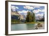 Canada, Alberta, Jasper National Park, Maligne Lake and Spirit Island-Jamie & Judy Wild-Framed Photographic Print