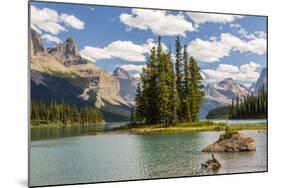 Canada, Alberta, Jasper National Park, Maligne Lake and Spirit Island-Jamie & Judy Wild-Mounted Photographic Print