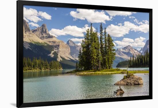 Canada, Alberta, Jasper National Park, Maligne Lake and Spirit Island-Jamie & Judy Wild-Framed Photographic Print