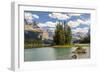 Canada, Alberta, Jasper National Park, Maligne Lake and Spirit Island-Jamie & Judy Wild-Framed Photographic Print