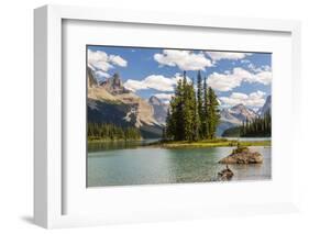 Canada, Alberta, Jasper National Park, Maligne Lake and Spirit Island-Jamie & Judy Wild-Framed Photographic Print