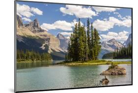 Canada, Alberta, Jasper National Park, Maligne Lake and Spirit Island-Jamie & Judy Wild-Mounted Photographic Print