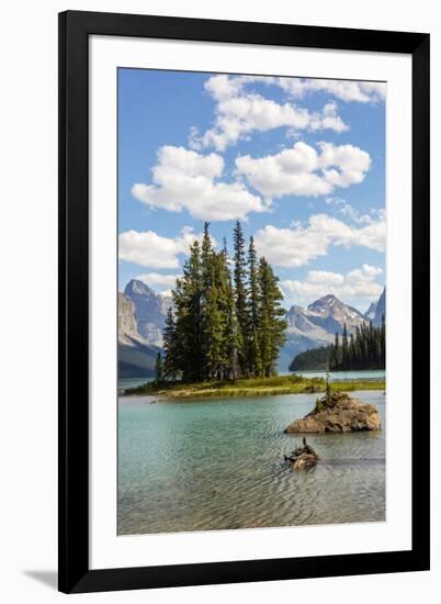 Canada, Alberta, Jasper National Park, Maligne Lake and Spirit Island-Jamie & Judy Wild-Framed Photographic Print