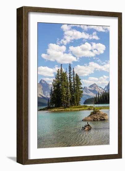 Canada, Alberta, Jasper National Park, Maligne Lake and Spirit Island-Jamie & Judy Wild-Framed Photographic Print