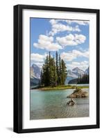 Canada, Alberta, Jasper National Park, Maligne Lake and Spirit Island-Jamie & Judy Wild-Framed Photographic Print