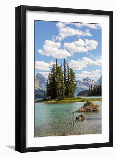 Canada, Alberta, Jasper National Park, Maligne Lake and Spirit Island-Jamie & Judy Wild-Framed Photographic Print