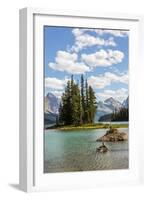 Canada, Alberta, Jasper National Park, Maligne Lake and Spirit Island-Jamie & Judy Wild-Framed Photographic Print