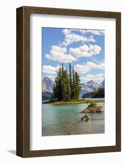 Canada, Alberta, Jasper National Park, Maligne Lake and Spirit Island-Jamie & Judy Wild-Framed Photographic Print