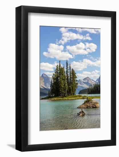 Canada, Alberta, Jasper National Park, Maligne Lake and Spirit Island-Jamie & Judy Wild-Framed Photographic Print