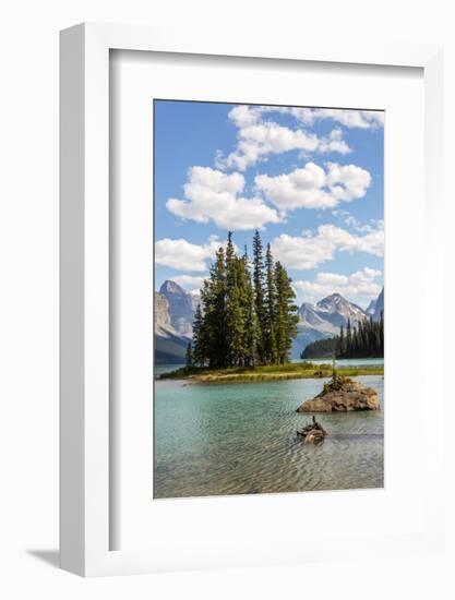 Canada, Alberta, Jasper National Park, Maligne Lake and Spirit Island-Jamie & Judy Wild-Framed Photographic Print