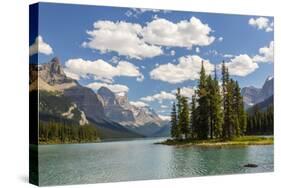 Canada, Alberta, Jasper National Park, Maligne Lake and Spirit Island-Jamie & Judy Wild-Stretched Canvas