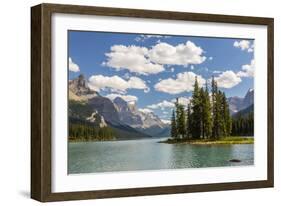 Canada, Alberta, Jasper National Park, Maligne Lake and Spirit Island-Jamie & Judy Wild-Framed Photographic Print