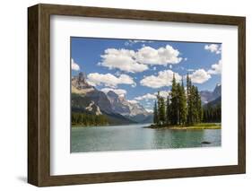 Canada, Alberta, Jasper National Park, Maligne Lake and Spirit Island-Jamie & Judy Wild-Framed Photographic Print