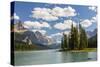 Canada, Alberta, Jasper National Park, Maligne Lake and Spirit Island-Jamie & Judy Wild-Stretched Canvas