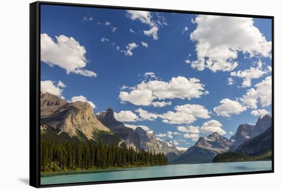 Canada, Alberta, Jasper National Park, Maligne Lake-Jamie & Judy Wild-Framed Stretched Canvas