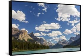 Canada, Alberta, Jasper National Park, Maligne Lake-Jamie & Judy Wild-Framed Stretched Canvas