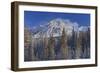 Canada, Alberta, Jasper National Park. Mount Kerkeslin in Canadian Rocky Mountains.-Jaynes Gallery-Framed Photographic Print