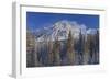 Canada, Alberta, Jasper National Park. Mount Kerkeslin in Canadian Rocky Mountains.-Jaynes Gallery-Framed Photographic Print