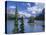 Canada, Alberta, Jasper National Park, Spirit Island and Maligne Lake-John Barger-Stretched Canvas