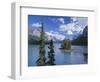 Canada, Alberta, Jasper National Park, Spirit Island and Maligne Lake-John Barger-Framed Photographic Print