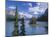 Canada, Alberta, Jasper National Park, Spirit Island and Maligne Lake-John Barger-Mounted Photographic Print