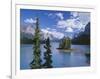 Canada, Alberta, Jasper National Park, Spirit Island and Maligne Lake-John Barger-Framed Photographic Print