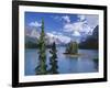 Canada, Alberta, Jasper National Park, Spirit Island and Maligne Lake-John Barger-Framed Photographic Print