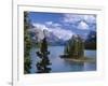 Canada, Alberta, Jasper National Park, Spirit Island and Maligne Lake-John Barger-Framed Photographic Print