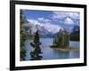 Canada, Alberta, Jasper National Park, Spirit Island and Maligne Lake-John Barger-Framed Photographic Print