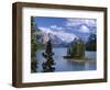 Canada, Alberta, Jasper National Park, Spirit Island and Maligne Lake-John Barger-Framed Photographic Print