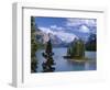 Canada, Alberta, Jasper National Park, Spirit Island and Maligne Lake-John Barger-Framed Photographic Print