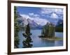 Canada, Alberta, Jasper National Park, Spirit Island and Maligne Lake-John Barger-Framed Photographic Print