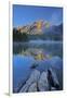 Canada, Alberta, Jasper National Park. Sunrise on Pyramid Mountain and Lake.-Jaynes Gallery-Framed Photographic Print