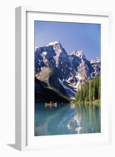 Canada, Alberta, Moraine Lake at Banff National Park-Michele Westmorland-Framed Photographic Print