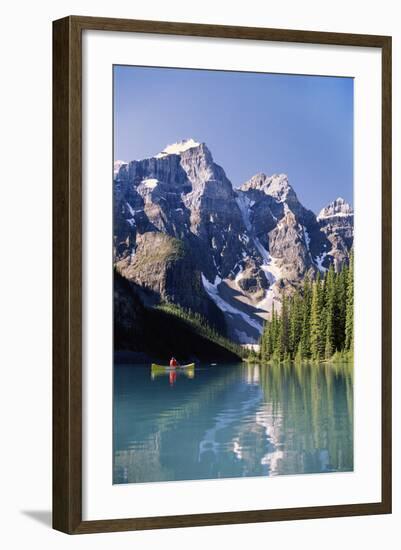 Canada, Alberta, Moraine Lake at Banff National Park-Michele Westmorland-Framed Photographic Print