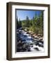 Canada, Alberta, Mountain Stream in Jasper National Park-Mike Grandmaison-Framed Photographic Print