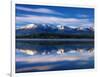 Canada, Alberta, Pyramid Lake in Jasper National Park-Mike Grandmaison-Framed Photographic Print